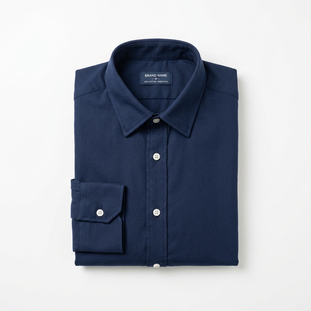 Roadster Men Navy Blue Sustainable Pure Cotton Casual Shirt Roadster men navy blue button-down pure cotton casual shirt